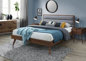 Кровать «Halmar Orlando» (серый/орех) 160/200