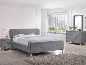 Кровать «Signal Malmo» (серый) 180/200
