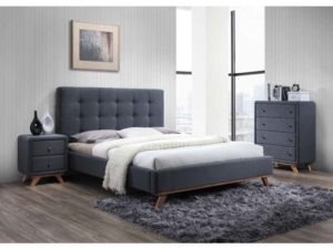 Кровать «Signal Melissa» (серый) 160/200
