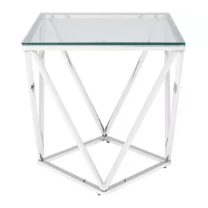 Консольный столик Spoleto хром 50×50